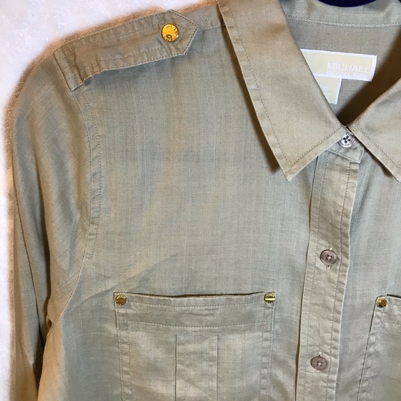 Michael Kors  Rami front button (Khaki) - Picture 8 of 8